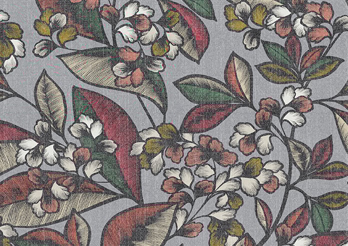 Walled Garden, Steel - Twist&Fit Roman Blind - Image 8